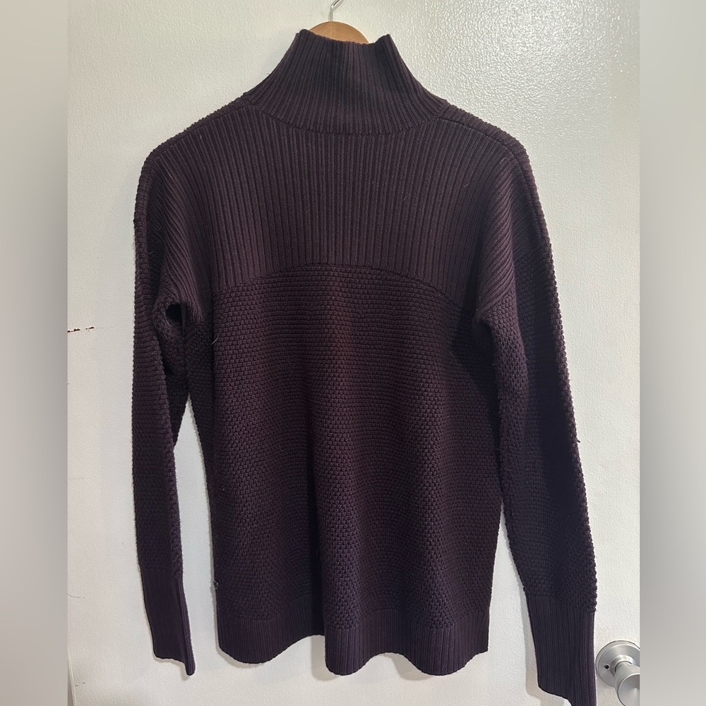 Lululemon - Warm and Restore Sweater - Black Cherry - Size 10